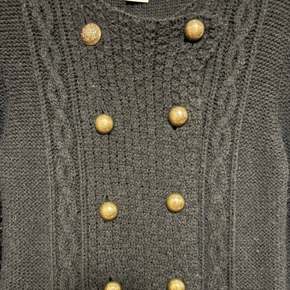 Brochu Walker Double Breasted Alpaca Wool Blend Long Cardigan Size‎ Small - Picture 2 of 9